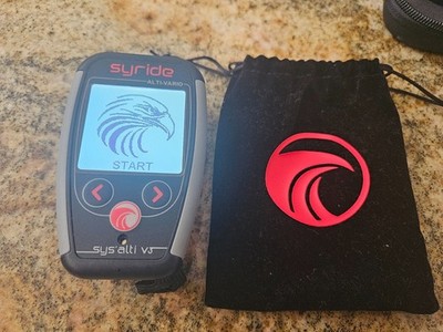 Syride SYS Alti V3 Variometer for Paragliding Hang gliding  & PPG Pilots