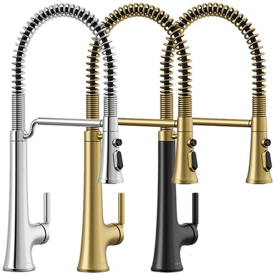 #ad Kohler Tone 23765 Semi Professional Pull Down Kitchen Faucet 3 Sprayhead $299.99