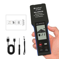 Wall Scanner 5-in-1 Stud Finder Metal Live AC Wire Detector Type-C Rechargeable