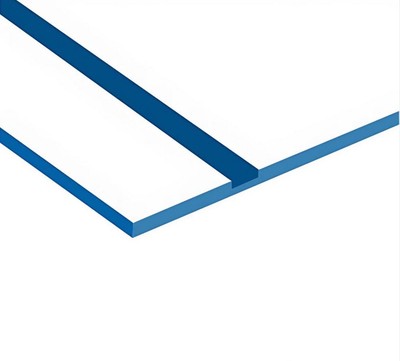 Two Tone Laserable Acrylic Sheet Matte Plastic 1/16'' Sign Material Plexiglass