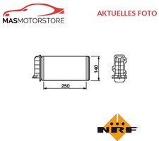 WÄRMETAUSCHER INNENRAUMHEIZUNG NRF 53219 A FÜR FIAT MAREA,BRAVO I,BRAVA,COUPE