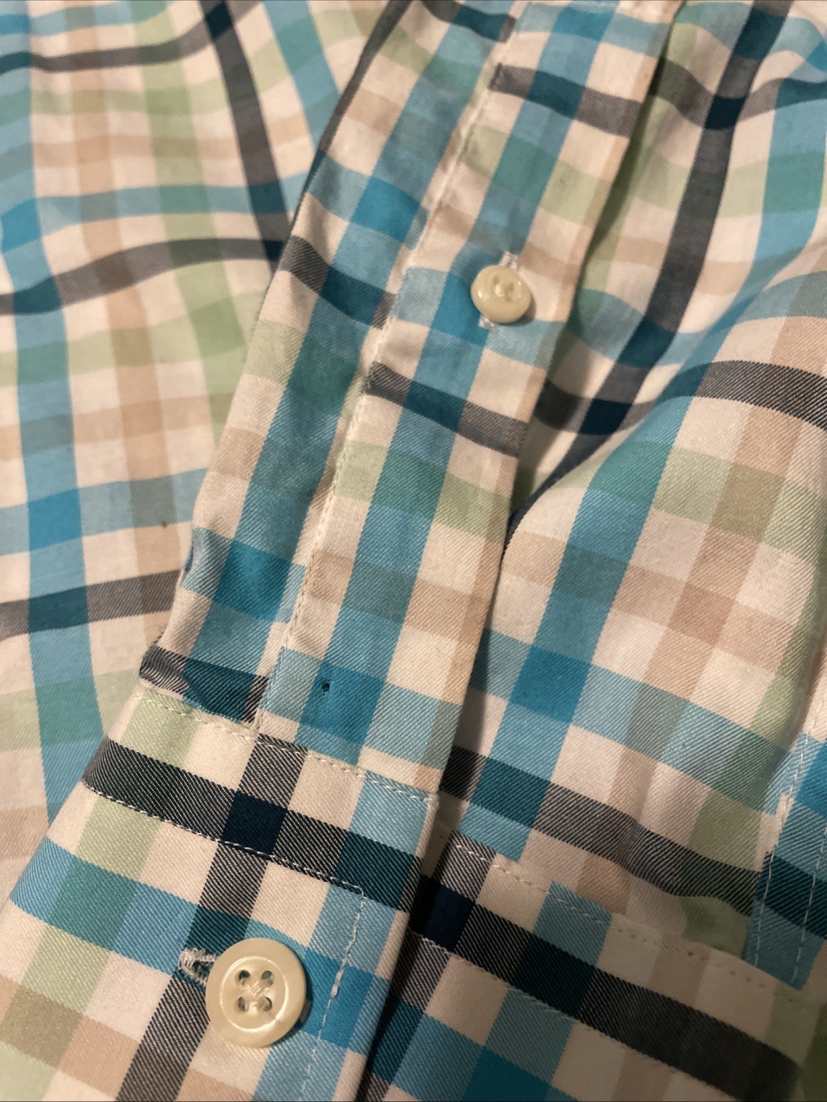 Peter Millar (2)  Medium Plaid Button Down Long S… - image 6