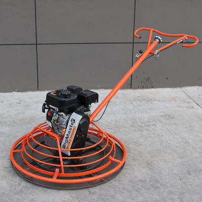 7HP Gas Power 39.37'' Cement Surface Finishing Power Trowel Machine w/Float Pan