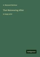 A. Maynard Barbour | That Mainwaring Affair | Taschenbuch | Englisch (2025)