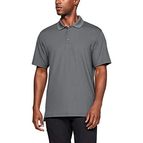 Under Armour Men's Performance Tactical Golf Polo Gray/Graphite Size S