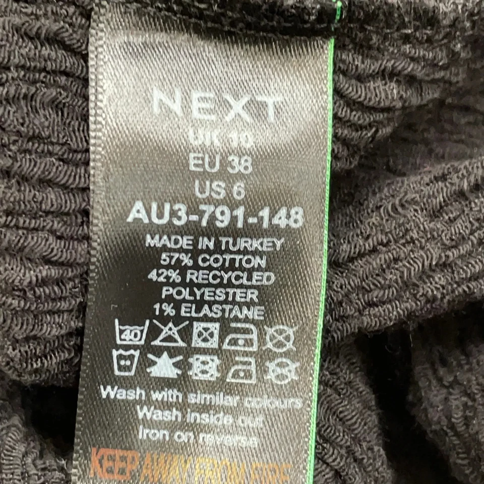 Next, top, taille : 38, noir, coton/élasthanne/polyester recyclé #hTA - Photo 4/4