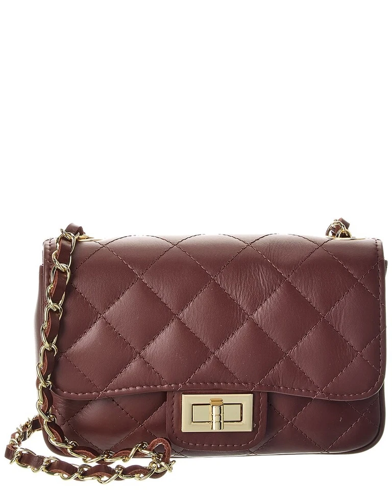 Persaman New York Cynthia Quilted Leather Crossbody Women's