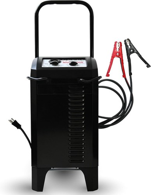 #ad Electric Wheeled Manual 10A Car Battery Charger and 250A Engine Starter $130.00