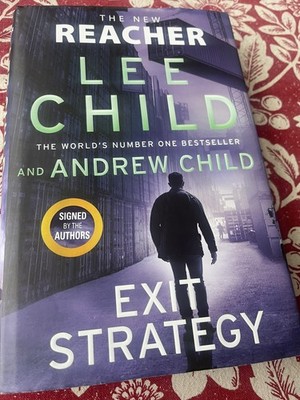 Exit Strategy by Lee Child & Andrew Child (Jack Reacher) Signed Hardcover