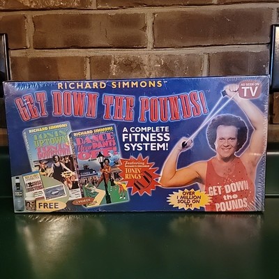 Richard Simmons Get Down The Pounds Fitness System VHS Tape Set 1998