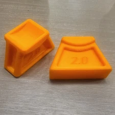 Old Town Sportsman Kayak 2" Rear Seat Risers Orange