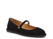 Crown Vintage Famela Mary Jane Flat Size 6 M Black 