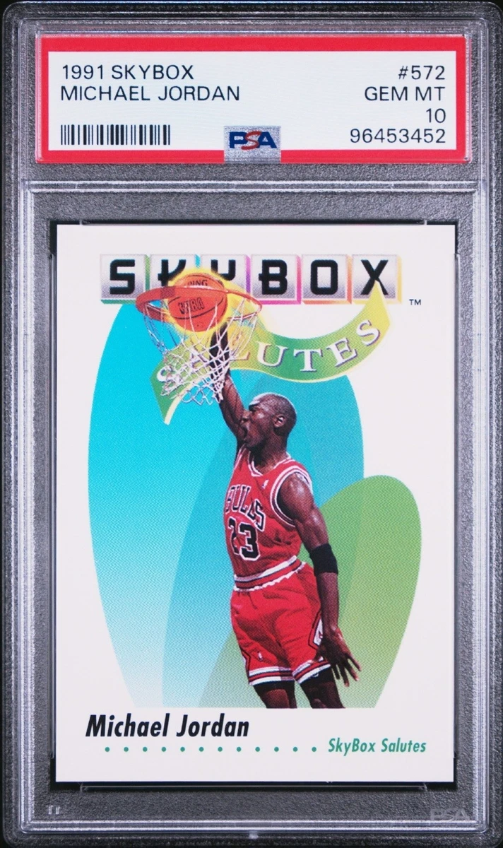 Michael Jordan Basketball Grade 10 1991-92 Season Sports Trading