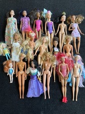 Huge 18 Lot Mattel Barbie Dolls/Mixed Dolls Styles, Unique Lot Used K2