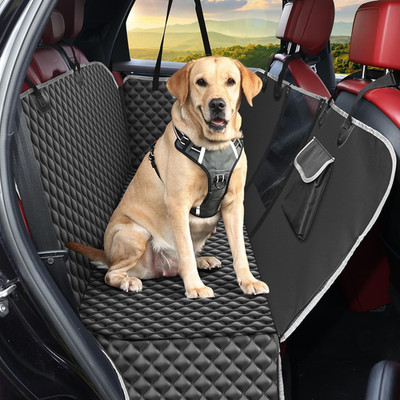 KYG Hundedecke Auto Rückbank, Autoschondecke Hund Rücksitz Seitenschutz Und Sich