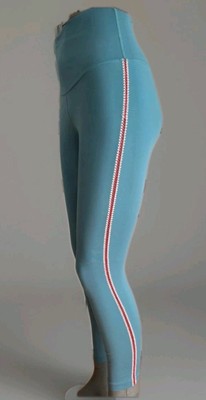 Nike Sporthose Leggings DRI-FIT hellblau mit Seitenstreifen Gr.S-36 w.Neu