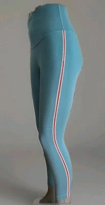 Nike Sporthose Leggings DRI-FIT hellblau mit Seitenstreifen Gr.S-36 w.Neu - Bild 1 von 4
