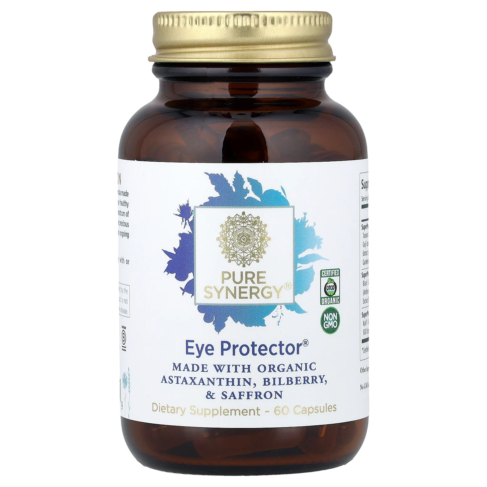 The Synergy Company Eye Protector 60 растительных капсул без молока и глютена