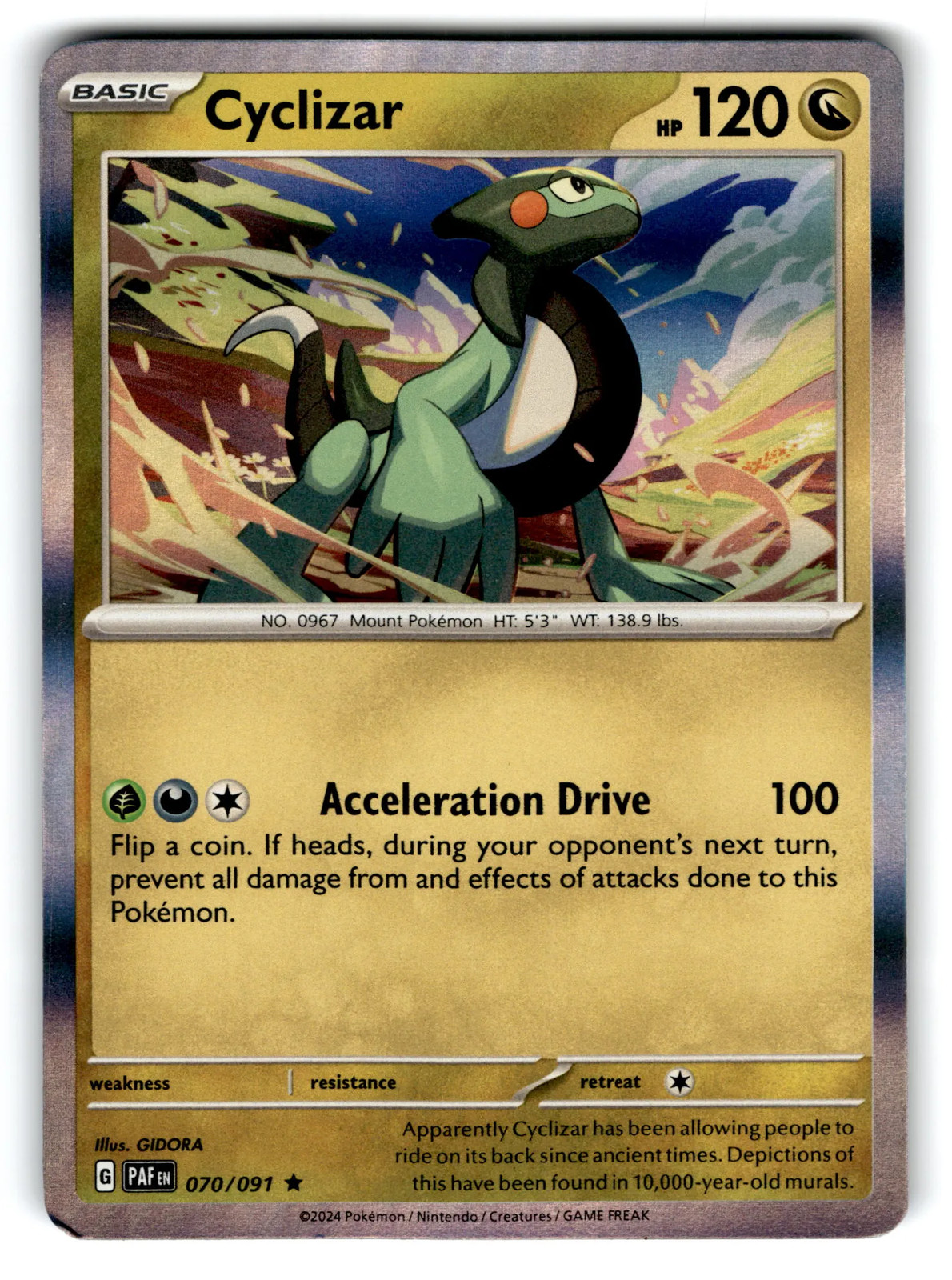 2024 Pokemon Cyclizar #70/91