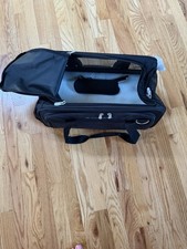 Sherpa Airline Carrier Mesh Fabric Black Pet Travel Bag Guaranteed On Board