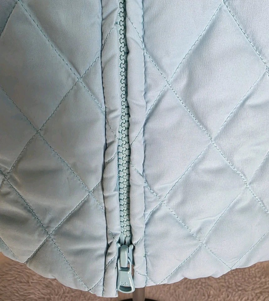 Talbots Womens Jacket Coat Size SP Small Petite Zipper Pockets Down Waterfowl - Image 4 of 4