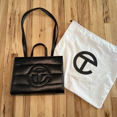 Telfar x Moose Knuckles Medium Puff Shopper Black