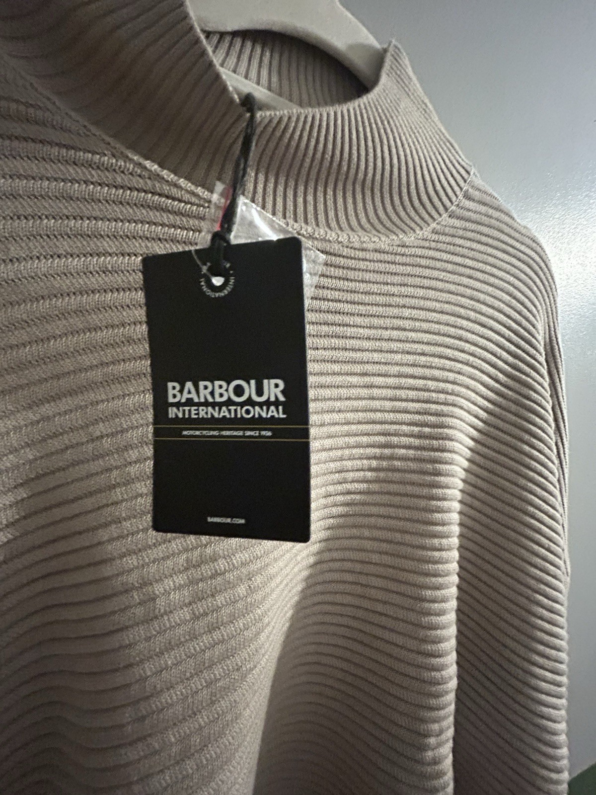BNWT Barbour Kaia Funnel Neck Knit Oversized Jumper Top Sold Out Size 10-14 £99 image 6
