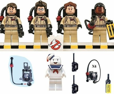 5 x  Ghostbusters Staypuft MonsterCustom Minifigures Hero toy mini figure