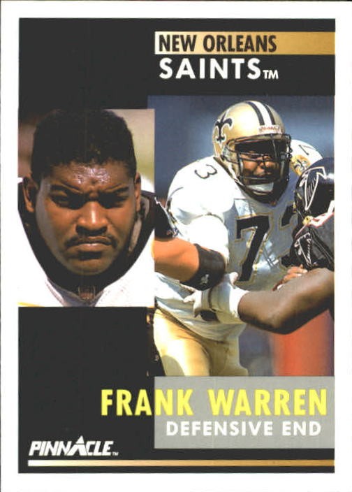1991 Pinnacle #188 Frank Warren - FB