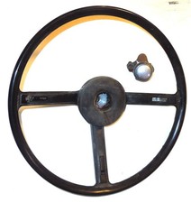 1977 Toyota Fj40 Land Cruiser Oem Used Steering Wheel 3-spoke With Pad Knob