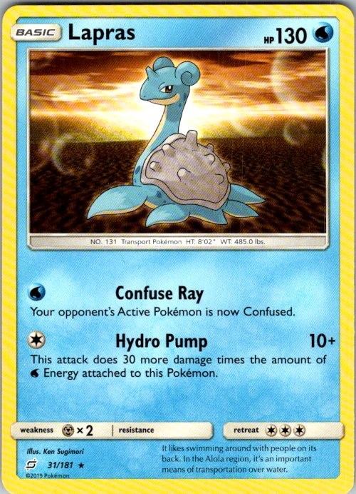 Pokemon | SM - Team Up | Lapras | 31/181 | Normal | NM