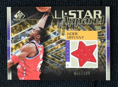 2003-04 SP Game Used All-Star Apparel Gold 66/100 Kobe Bryant #KB-AS HOF 3s8