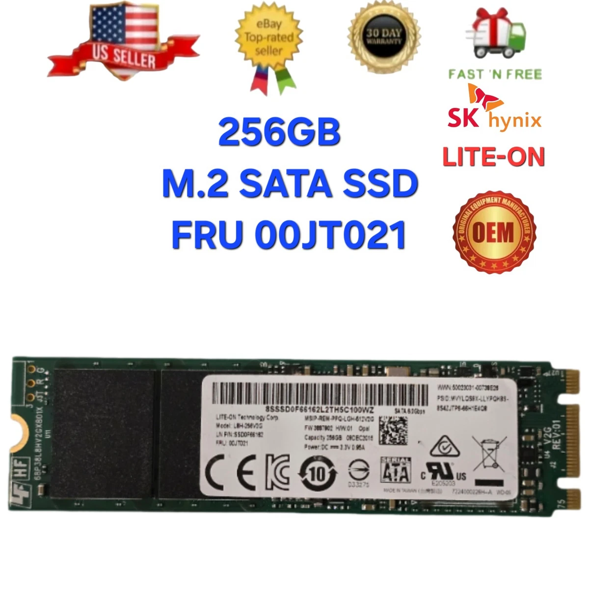Lite-On M.2 Interface 256 GB Solid State Drives for sale | eBay