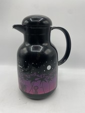 Eldiro Thermoskanne Palma Vintage Retro 80er Palmen Sunset Muster Deco Kult Ski 