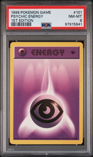 Psychic Energy (1st Edition) graded PSA 8 for sale on eBay