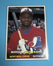 SCD Marquis Grissom Montreal Expos #53 1990 Pocket Price Guide Rookie Card. rookie card picture