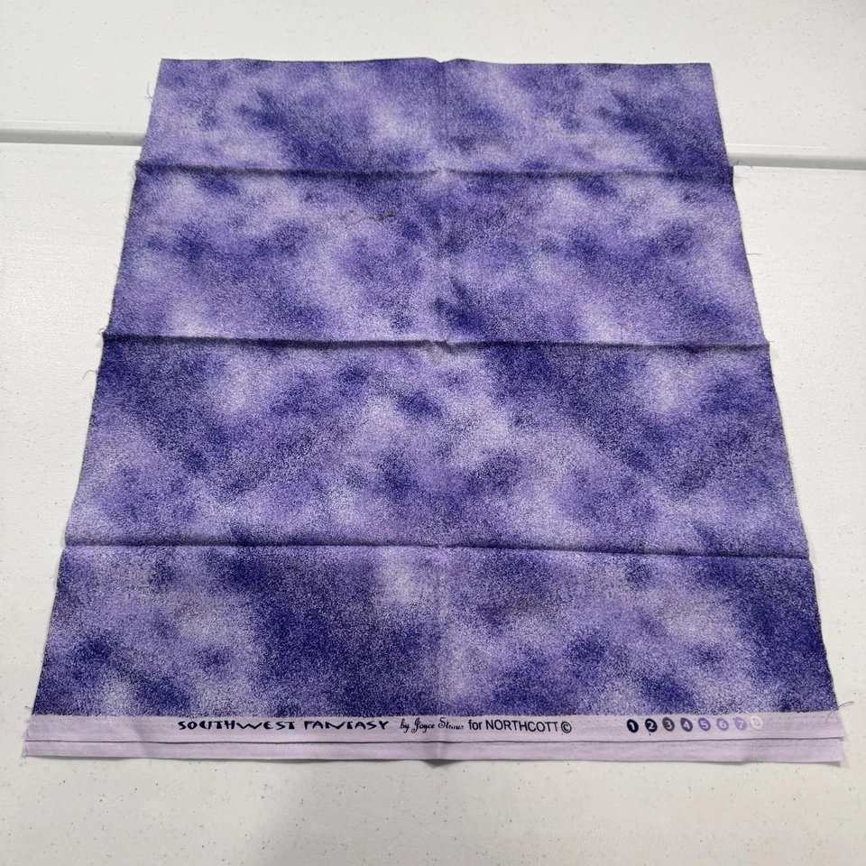 Northcott Telas Acolchado Algodón Púrpura Abstracto Southwest Fantasy 43x19 Foto 2 de 4
