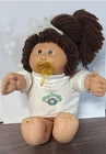 vtg Cabbage Patch Kids doll 1978 popcorn brown hair t-shirt and paci  Coleco Inc