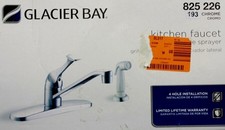 Glacier Bay Single Handle Kitchen Faucet With Side Sprayer 825-226 In Chrome