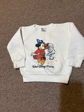 Vintage 1990s Disney Mickey 25th Anniversary Baby Crewneck Sweatshirt