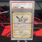 2019 POKEMON SUN & MOON HIDDEN FATES #SV41 EEVEE-HOLO PSA 10
