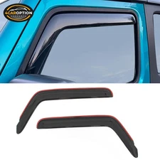 In-Channel Window Visors Fits 18-25 Wrangler 2Dr 20-25 Gladiator Rain Guard Vent