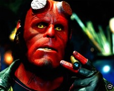 Ron Perlman Autographed Hellboy 8x10