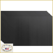 Juvale 24x36" Black Corrugated Plastic Yard Signs 4mm - 8 Pack - Outdoor Use