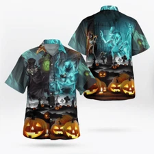 Haunted Mansion Halloween Hawaiian Shirt