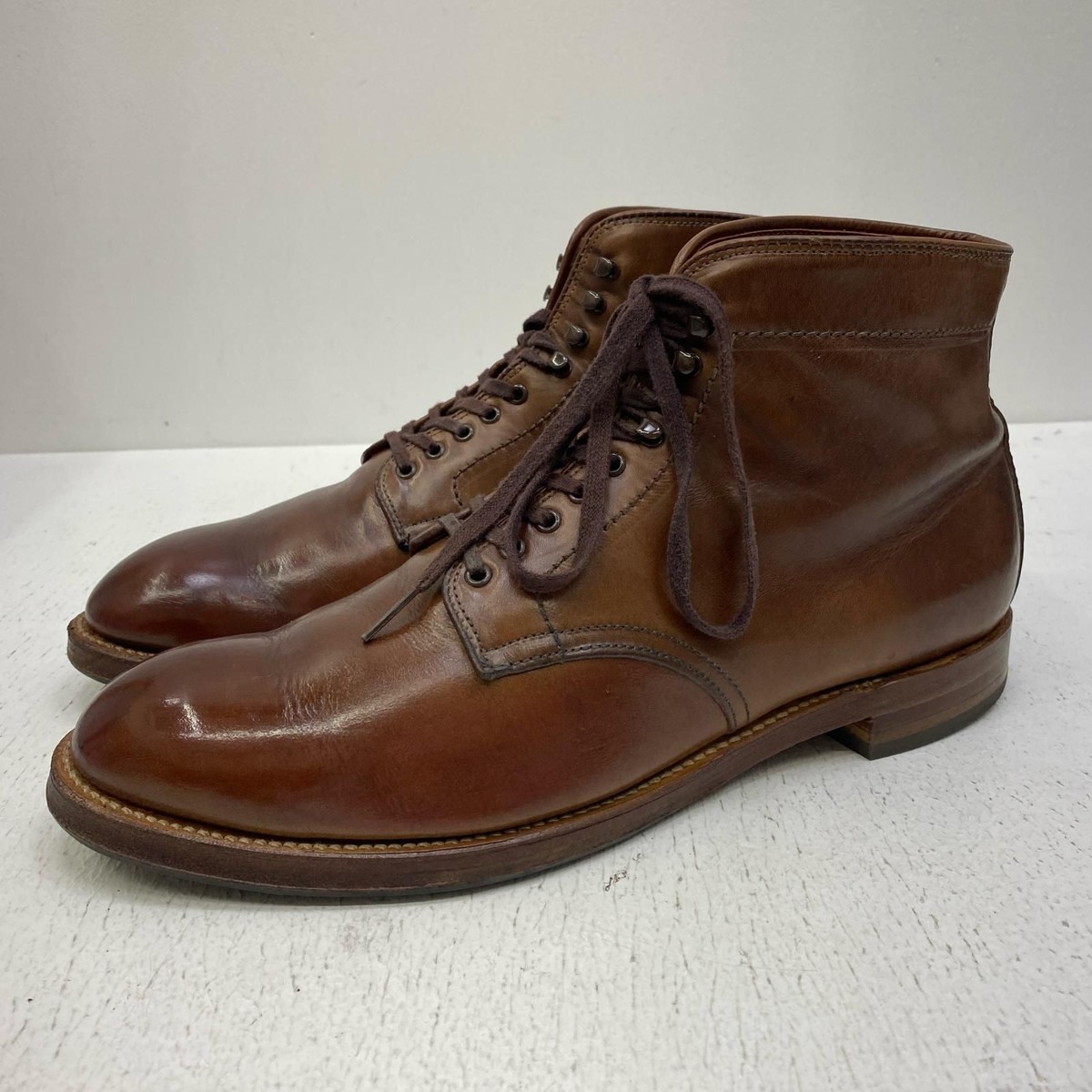 Alden Men's Natural Chrome Excel Leather Boots, Modified Last, US