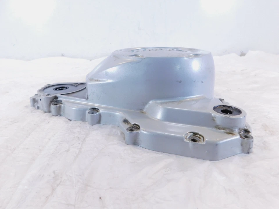 Cubierta de embrague principal del motor izquierdo plateado bufanda BMW F650GS Dakar y F650CS Foto 2 de 4