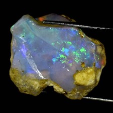 Ethiopian Fire Opal Rough 100 Natural Play Of Color Gemstones 20.50Cts.