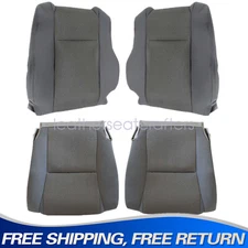 For 2009-2015 Toyota Tacoma Driver & Passenger Bottom & Top Cloth SEAT COVER