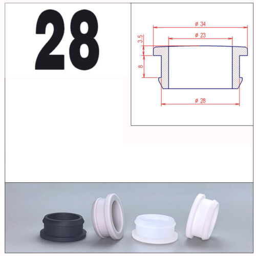 Durchgangstüllen Kabeltüllen 4.5mm-30mm Silikon Gummi Tüllen Kabeldurchführung - Bild 43 von 45